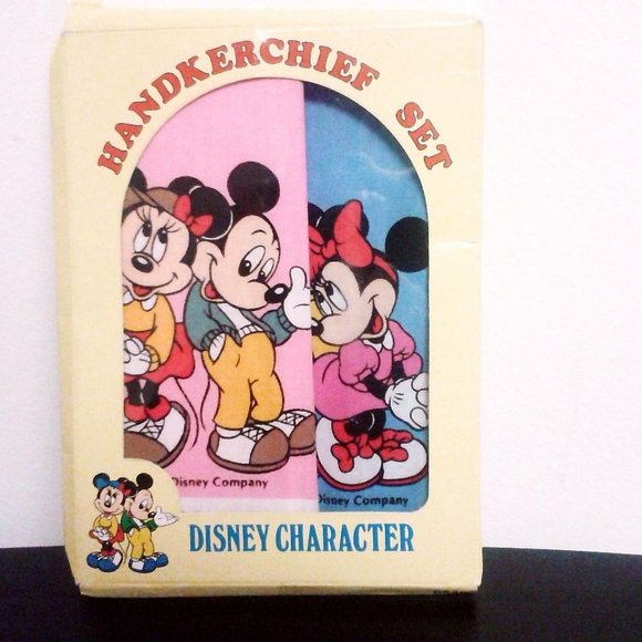Cute Disney Mickey and Minnie Handkerchief - Picture 2 of 6